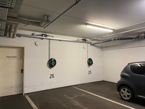 Latest company Solutions about Un projet de garage en Allemagne pour un chargeur électrique à courant alternatif de 11 kW