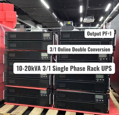 3/1 UPS stroomvoorziening op rack 10kVA 15kVA 20kVA