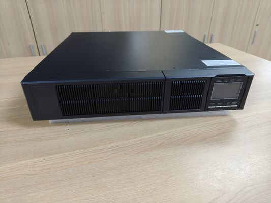 Harga yang bagus 3kva 6kva 10kVA Rack Mount UPS With 98.5% Efficiency And PF1.0 Single Phase on line