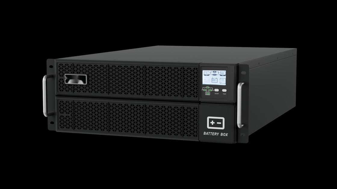 Single Phase Ups Rack 6-10kVA Single Phase High Frequency Online UPS Power Supply Rack Mount ...