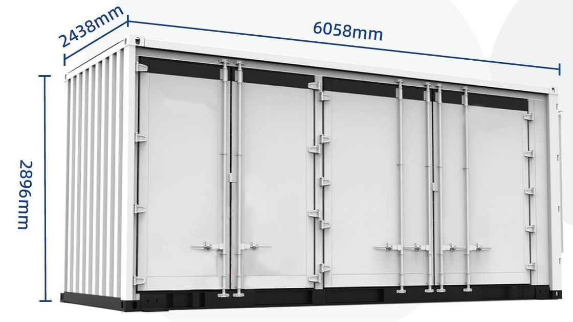 Air Cooled Containerized Battery Energy Storage System 3290KWH Box Type
