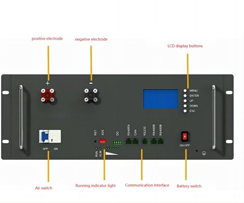 Bon prix Batterie LiFePO4 à ions de lithium montée sur un rack à haute densité d'énergie en ligne