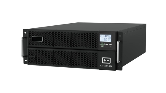 Bon prix 6kVA 10kVA 1/1 Rack à phase unique alimentation UPS montée en ligne double conversion en ligne