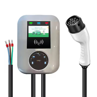 좋은 가격 11kw TYPE1 TYPE2 GBT AC EV 충전소 벽에 장착된 16A 32A DC 출력 온라인으로