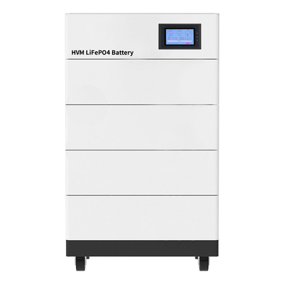 14.4kWH To 38.4kWH High Voltage Lithium Ion LiFePO4 Battery Emergency Backup Off Grid Functionality