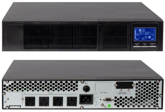Harga yang bagus 1-10kVA Rack Mount UPS Efisiensi Tinggi 98,5% PF0,8 atau PF1.0 on line