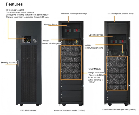 Guter Preis APlus Modular UPS 50kW Leistungsmodul 200-500kVA Bereich Online